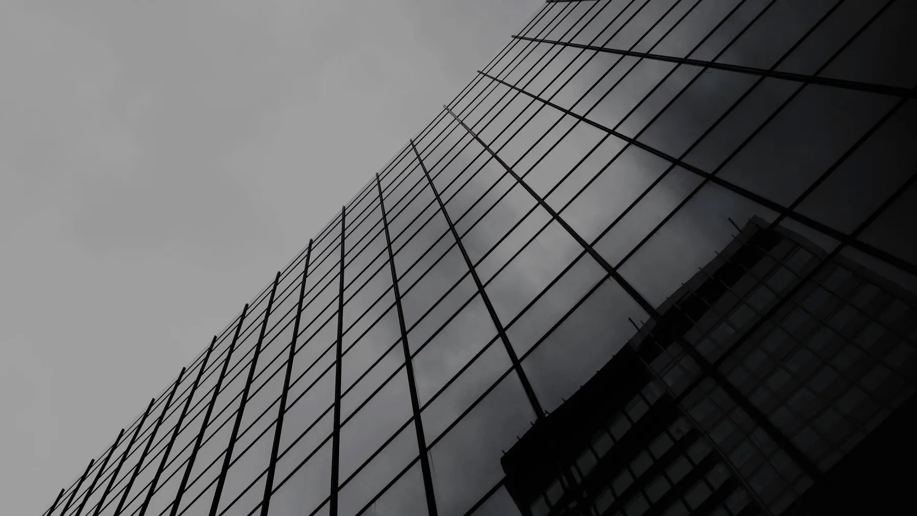 Glass tower facade